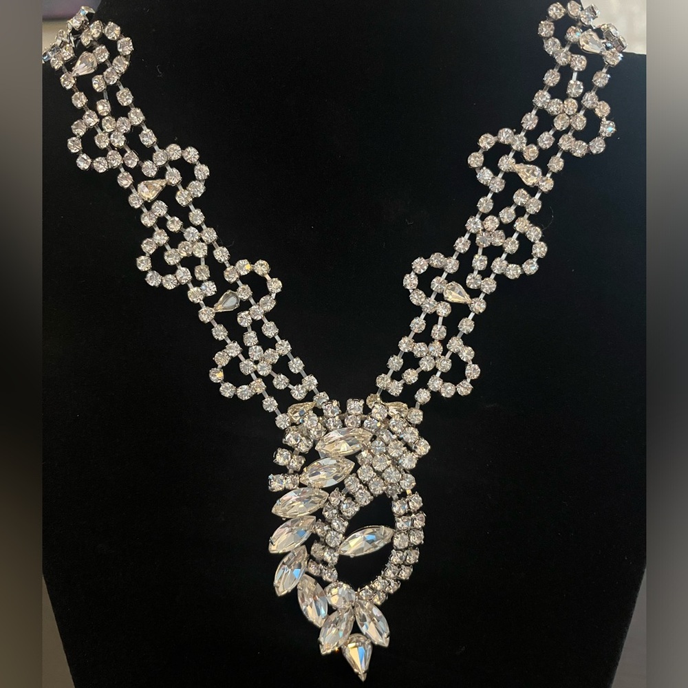 NWT DANNIJO Silver-tone and Crystal Necklace